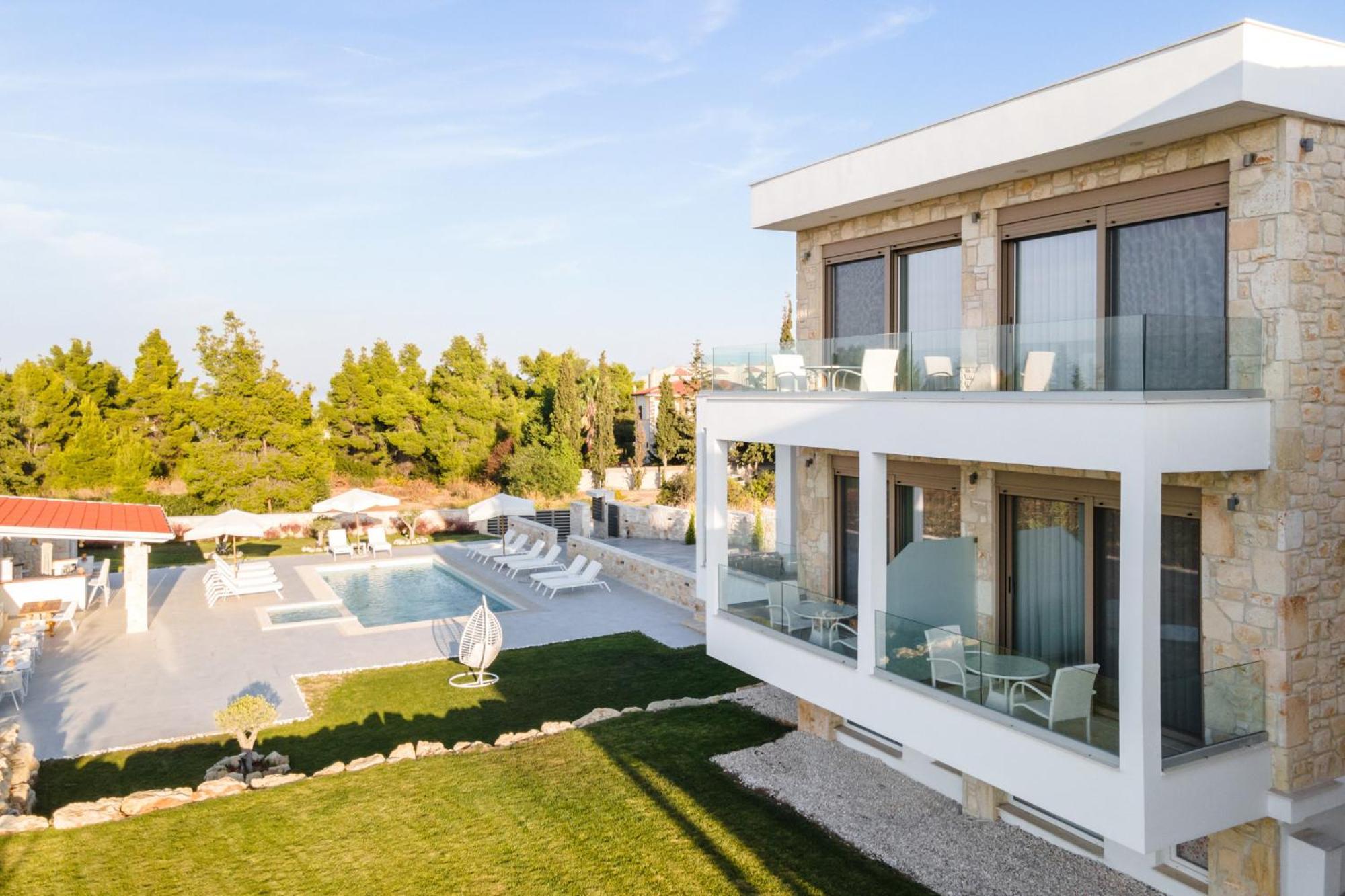 Anna Mare Luxury Apartments Áfitosz Kültér fotó
