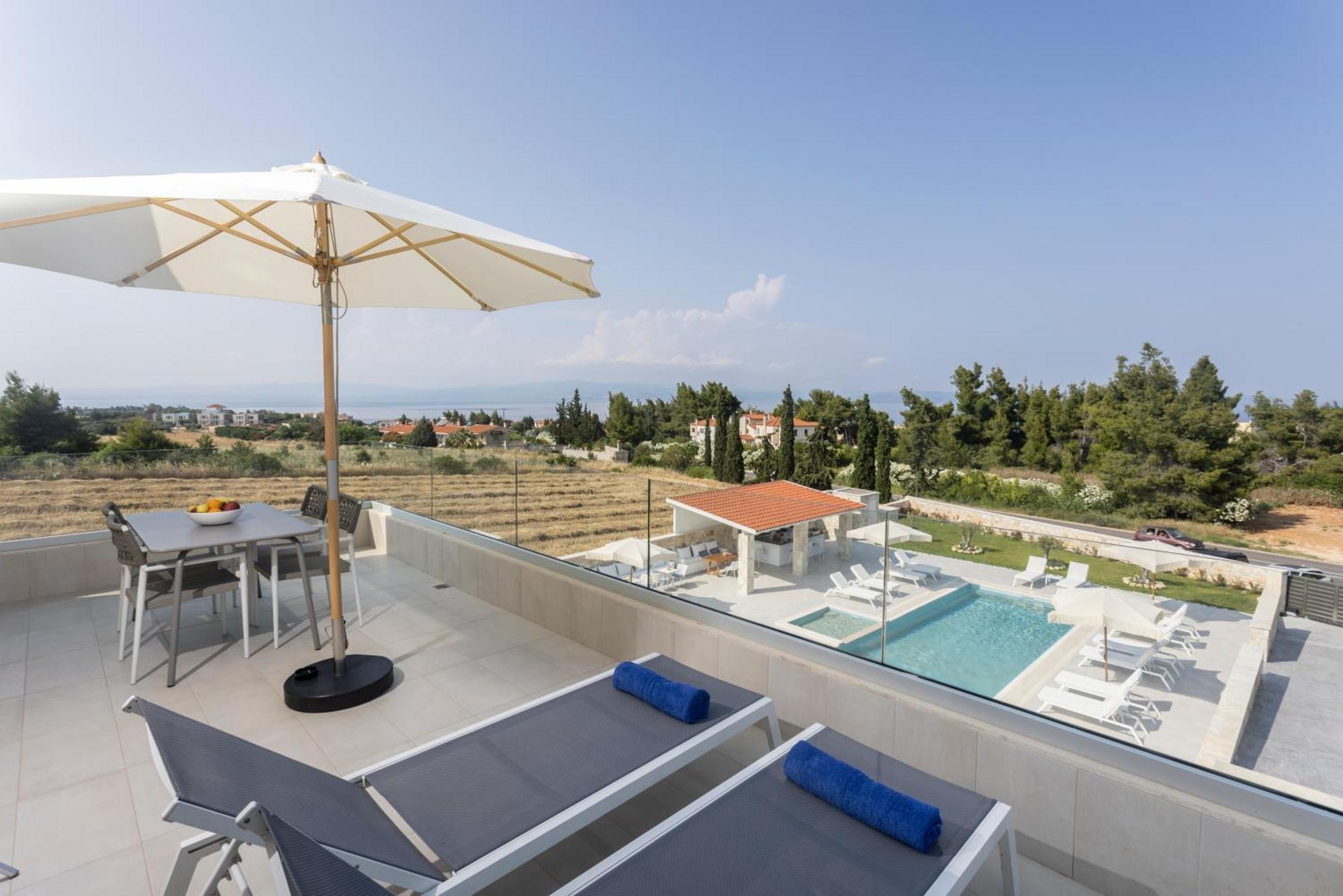 Anna Mare Luxury Apartments Áfitosz Kültér fotó