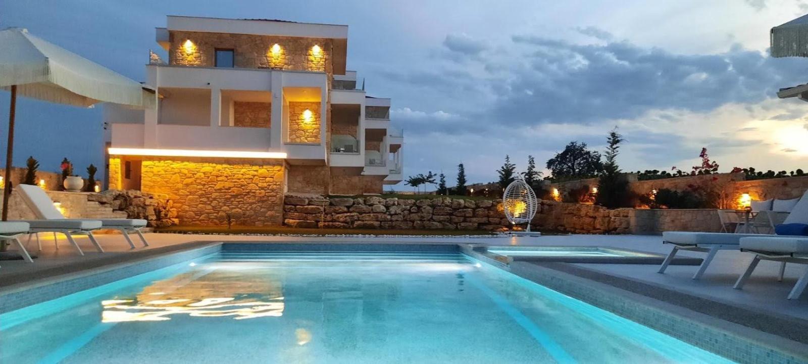 Anna Mare Luxury Apartments Áfitosz Kültér fotó